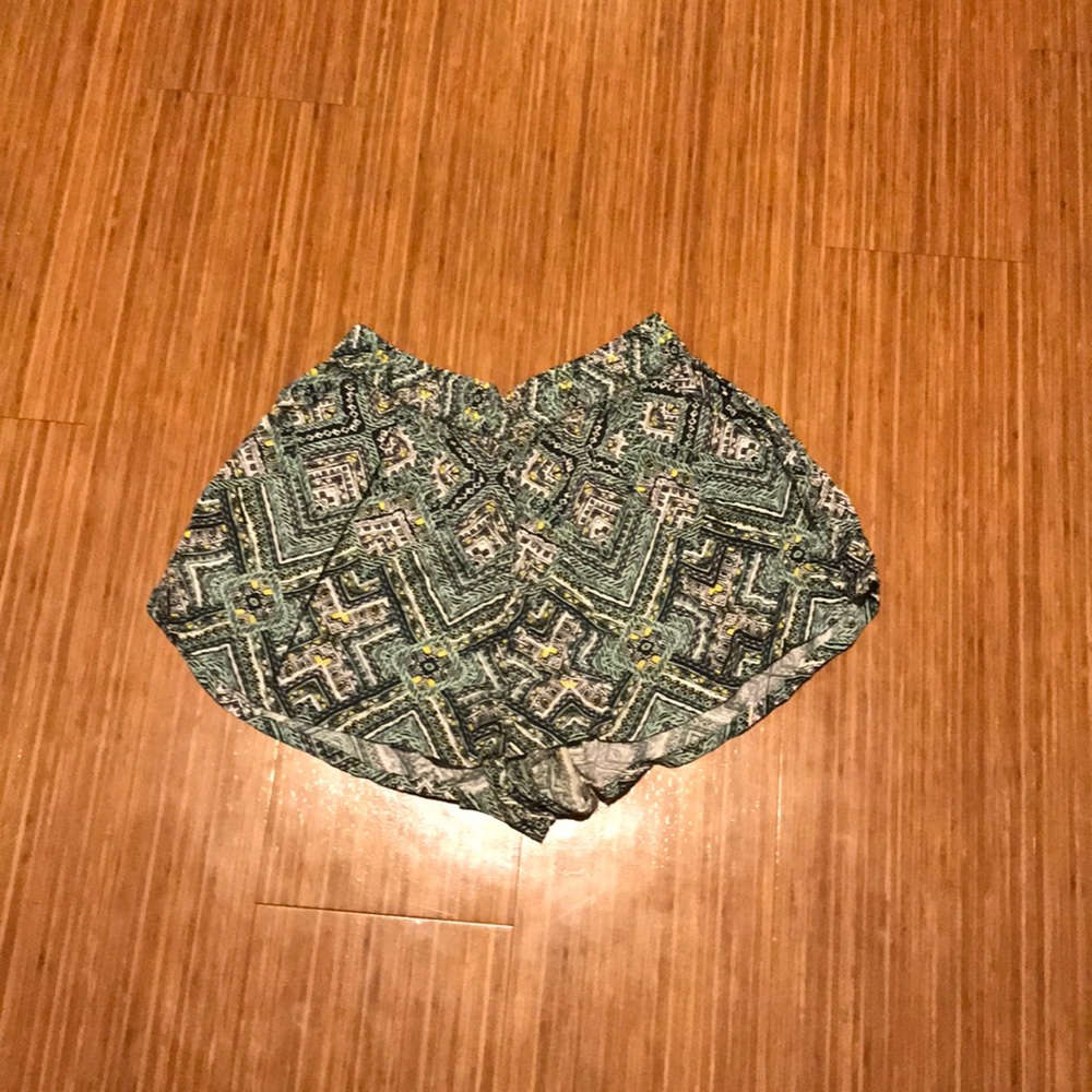 Aztec print shorts